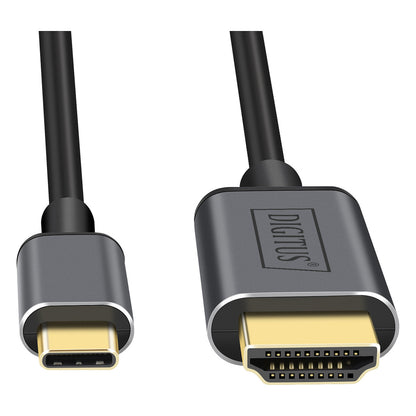 Digitus USB-C > HDMI (ST-ST) 1,8m Adapterkabel 4K UHD 30Hz Black