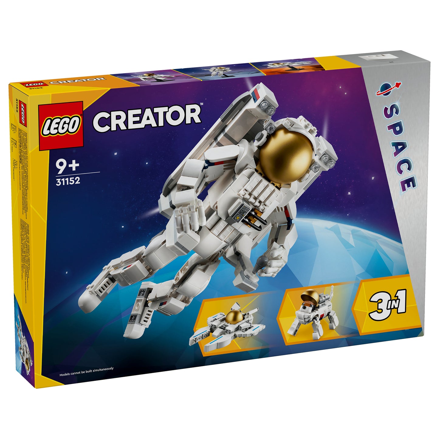 LEGO Creator 3-in-1 Astronaut im Weltraum 31152