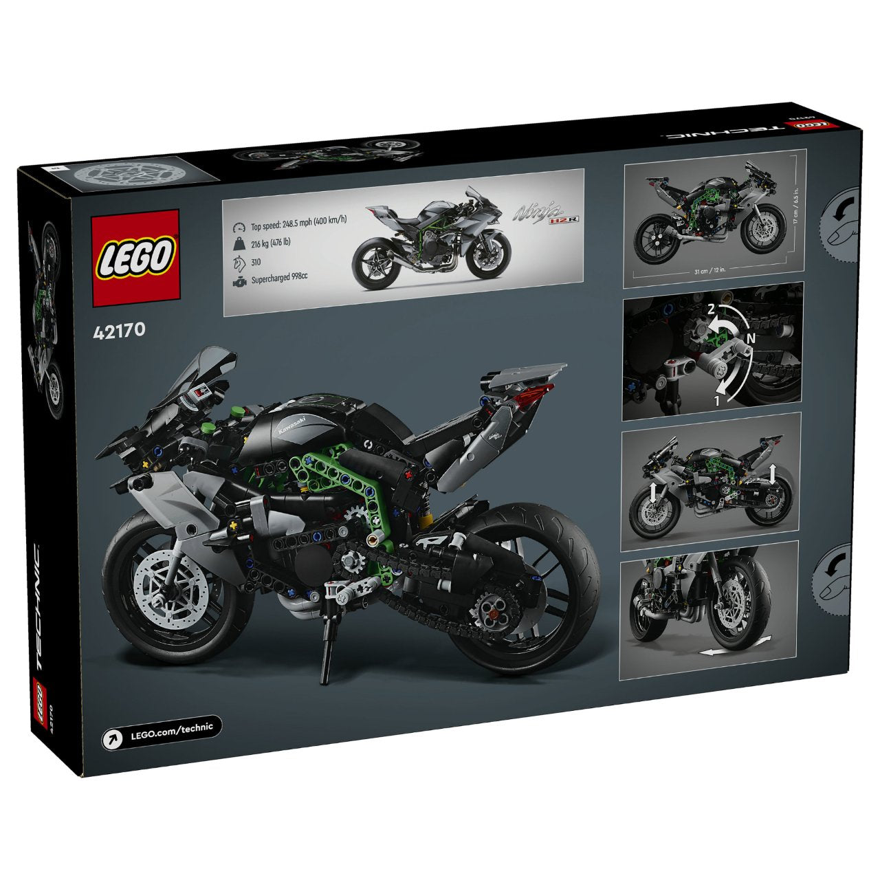LEGO Technic Kawasaki Ninja H2R Motorrad 42170