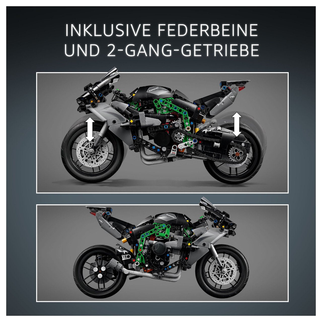 LEGO Technic Kawasaki Ninja H2R Motorrad 42170