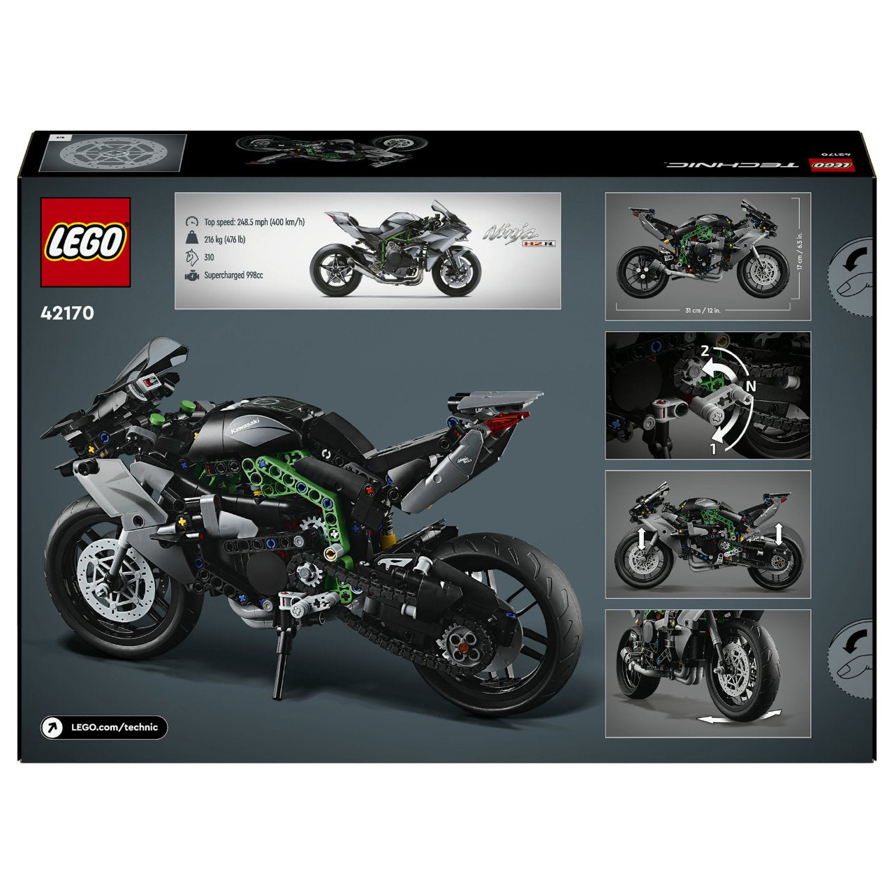 LEGO Technic Kawasaki Ninja H2R Motorrad 42170