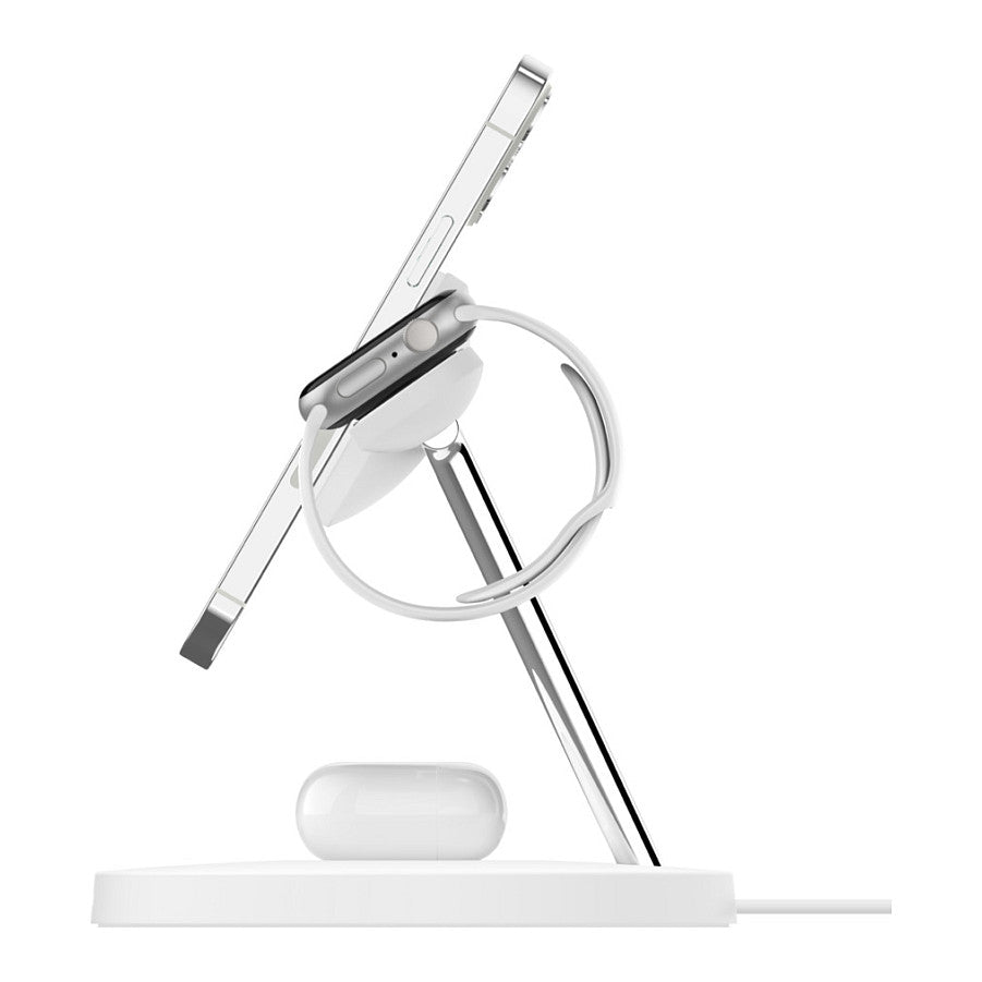 Belkin MagSafe 3-in-1-Ladegerät iPhone 12/13 Serie, weiß