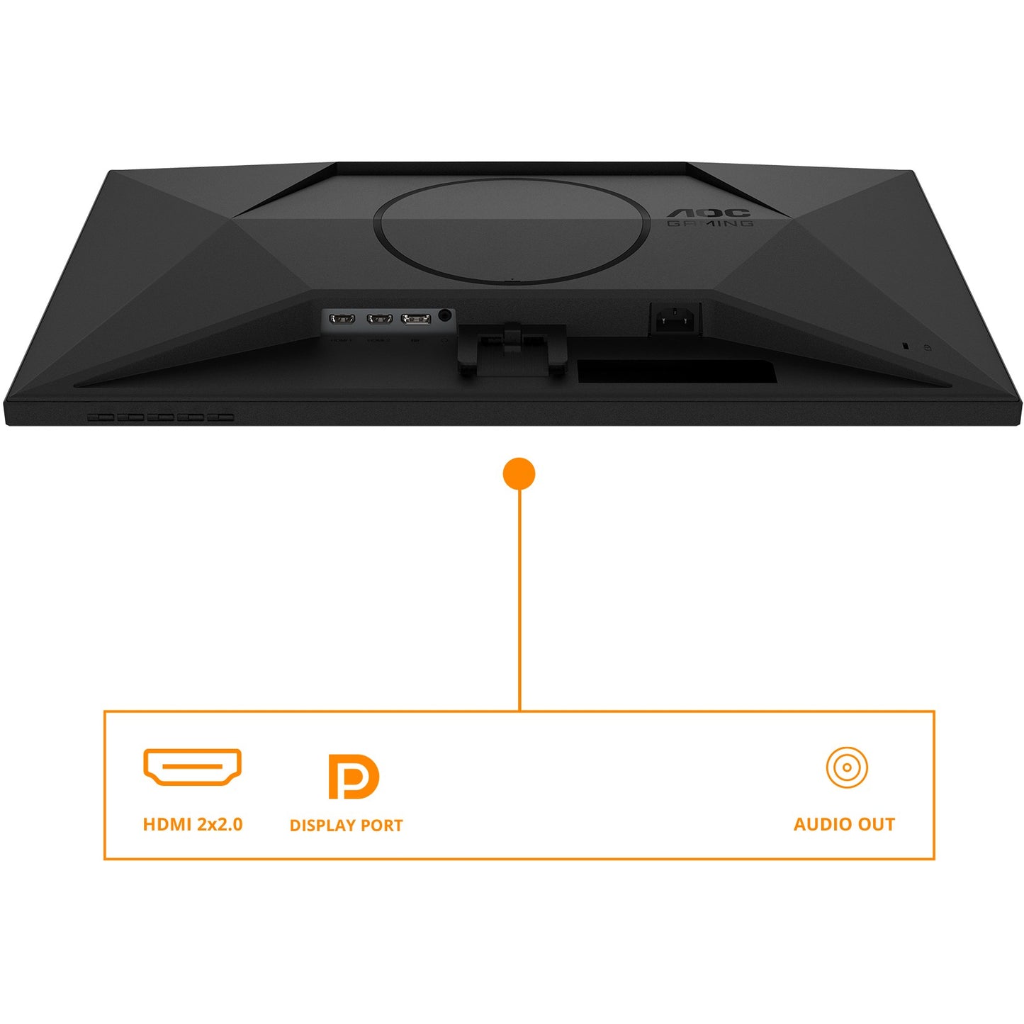 61cm/24" (1920x1080) AOC Gaming 24G4X 16:9 FHD IPS 0,5ms 180Hz HDR10 2xHDMI DP Speaker Black