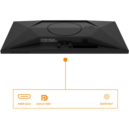 61cm/24" (1920x1080) AOC Gaming 24G4X 16:9 FHD IPS 0,5ms 180Hz HDR10 2xHDMI DP Speaker Black