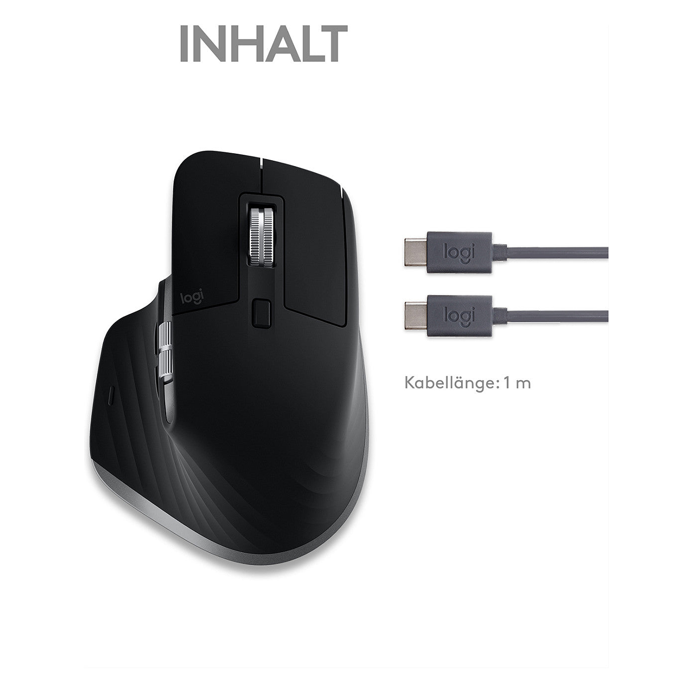 Logitech Master Series MX Master 3S for Mac grau