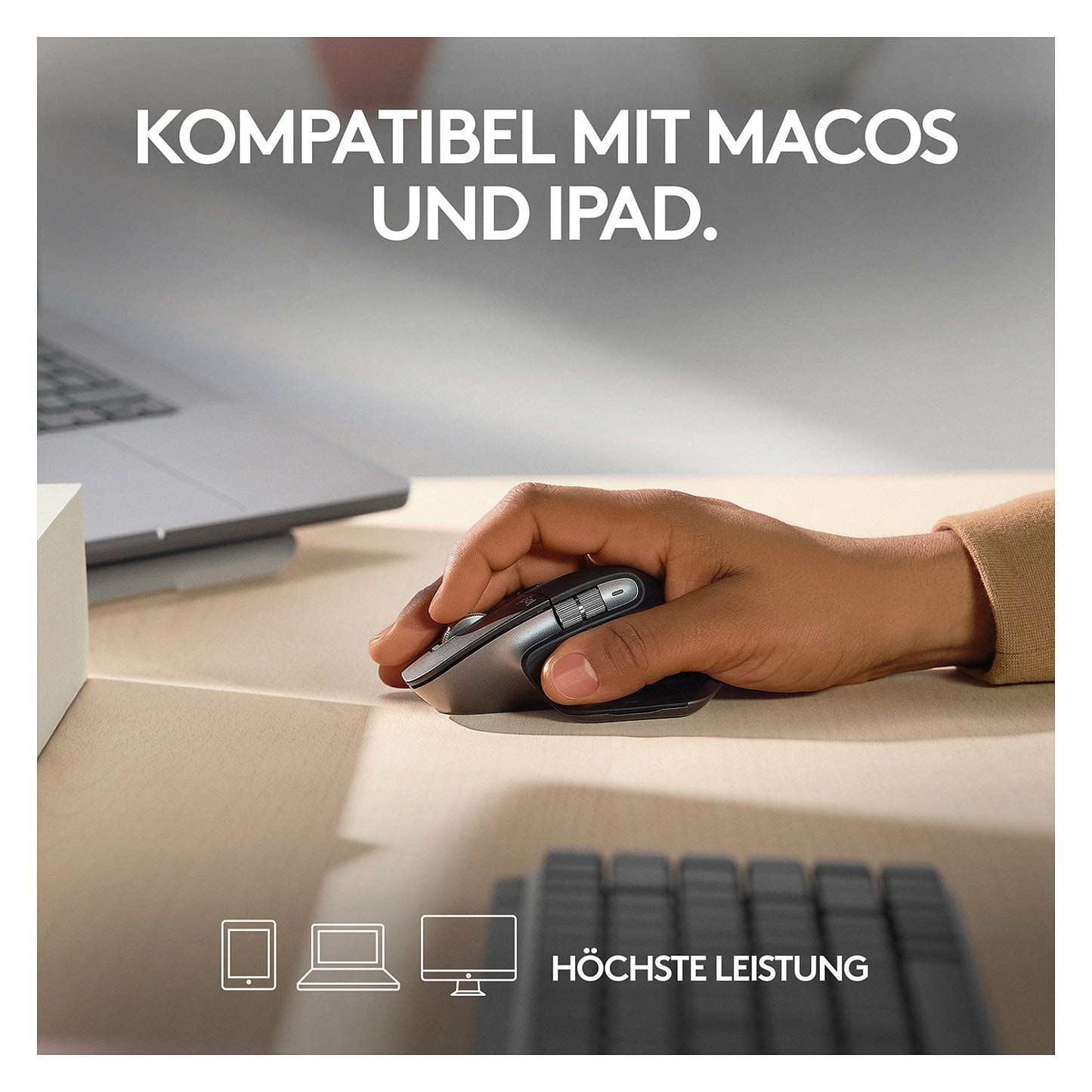 Logitech Master Series MX Master 3S for Mac grau