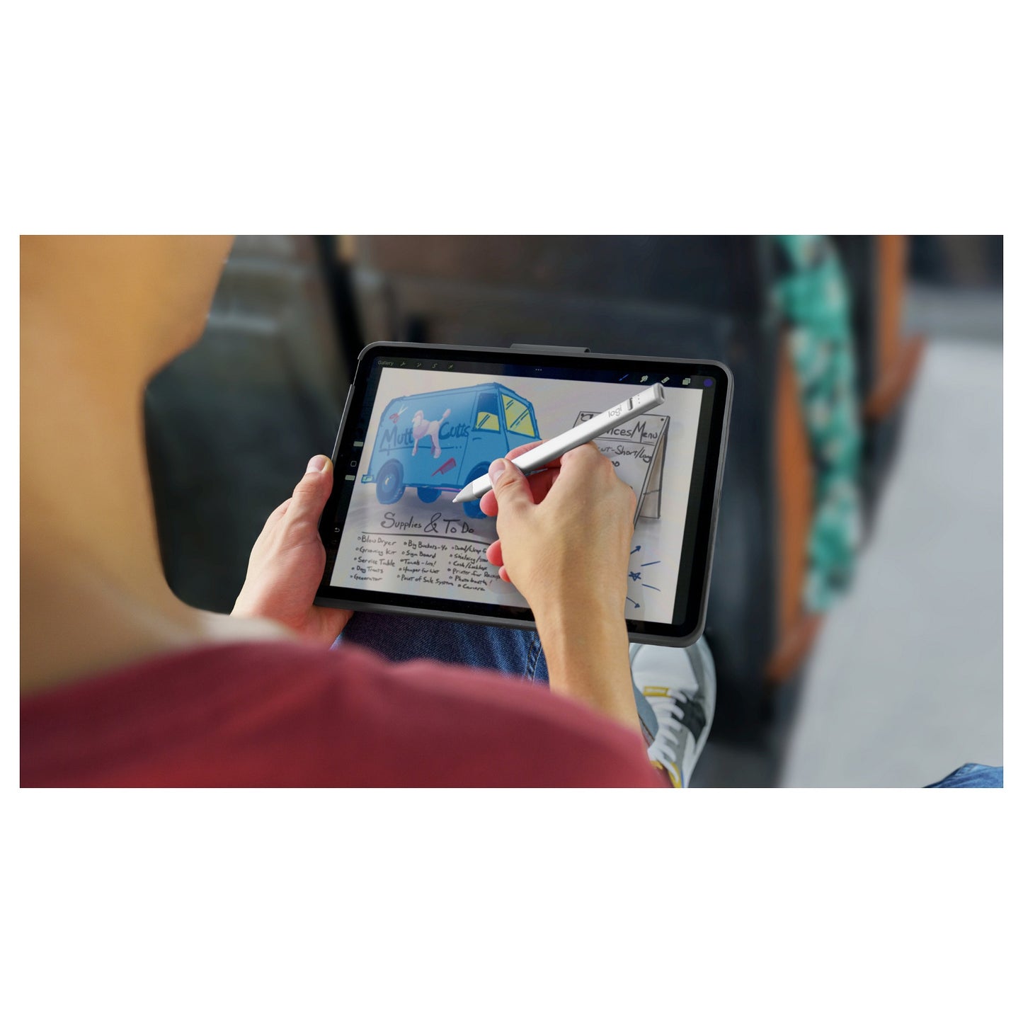 Logitech Crayon Digitaler Pencil