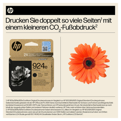 HP 924e EvoMore Black Original Ink Cartridge