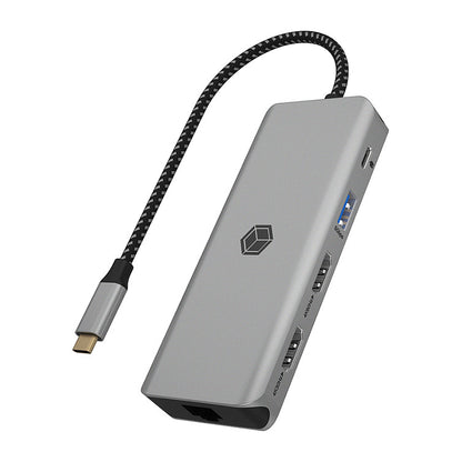 ICY BOX IB-DK4012-CPD USB-C 9-in-1 PD 100W DockingStation