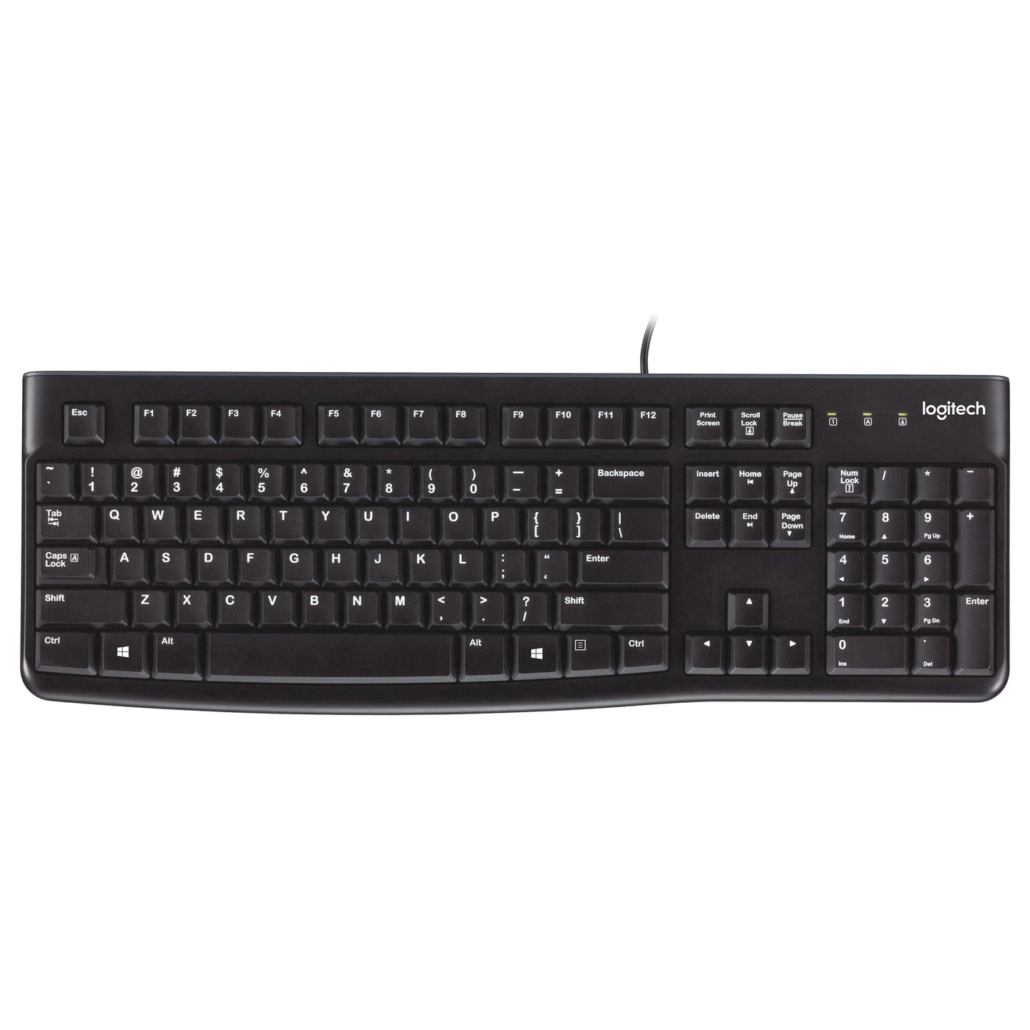 Logitech K120 USB Black QWERTY US