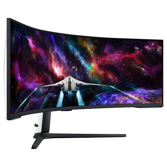 144cm/57" (7680x2160) Samsung Odyssey Neo G9 S57CG952NU 32:9 Dual UHD HDR1000 Curved 1ms 240Hz HDMI DP USB Black/White