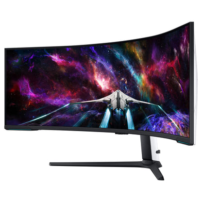144cm/57" (7680x2160) Samsung Odyssey Neo G9 S57CG952NU 32:9 Dual UHD HDR1000 Curved 1ms 240Hz HDMI DP USB Black/White
