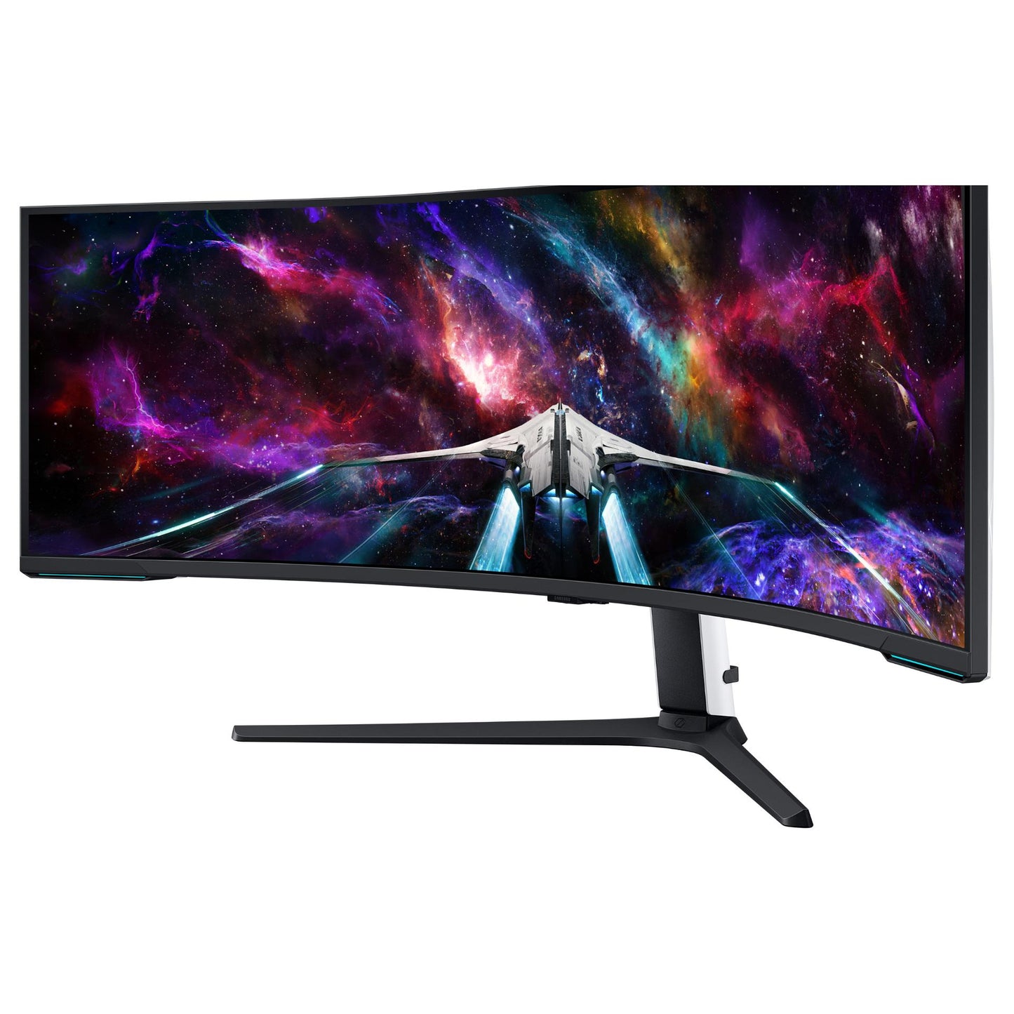 144cm/57" (7680x2160) Samsung Odyssey Neo G9 S57CG952NU 32:9 Dual UHD HDR1000 Curved 1ms 240Hz HDMI DP USB Black/White