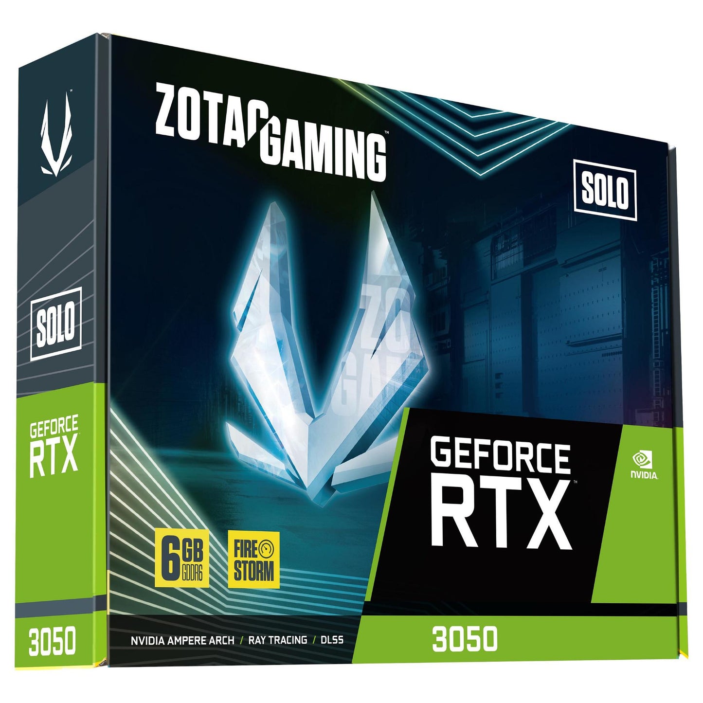 RTX 3050 6GB ZOTAC Gaming Solo GDDR6 1Fan