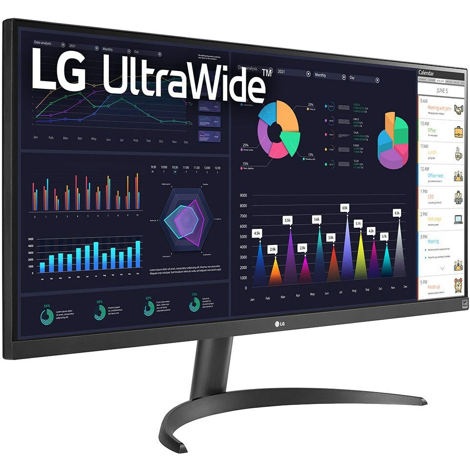 86,6cm/34" (2560x1080) LG UltraWide 34WQ500-B 21:9 IPS 5ms 100Hz HDMI DP Black