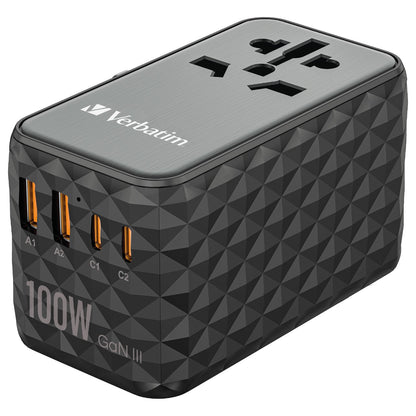 Verbatim UTA-06 100W Universal Reise Ladeadapter GaN III