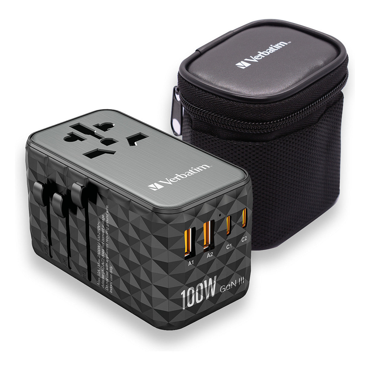 Verbatim UTA-06 100W Universal Reise Ladeadapter GaN III