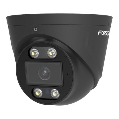 FOSCAM FN9108E-T4-2T Überwachungskameraset 4 Kameras mit Recorder Schwarz