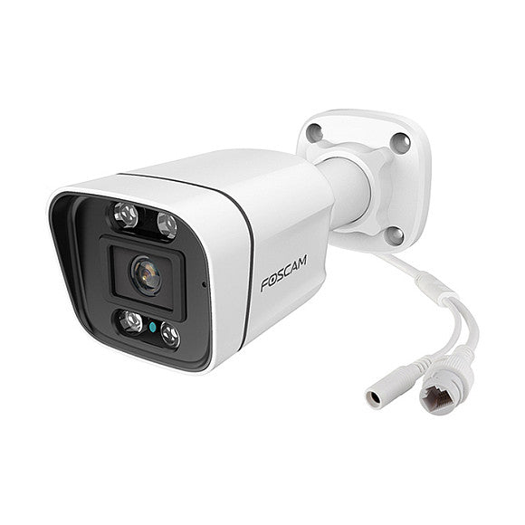 FOSCAM FNA108E-B4-2T Überwachungskameraset 4 Kameras mit Recorder Weiß