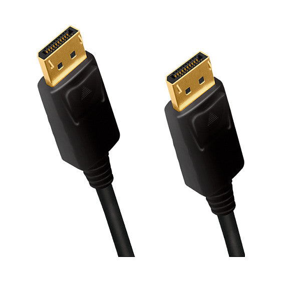 LogiLink DisplayPort 1.2 (ST-ST) 2m Anschlusskabel 4K 60Hz Schwarz