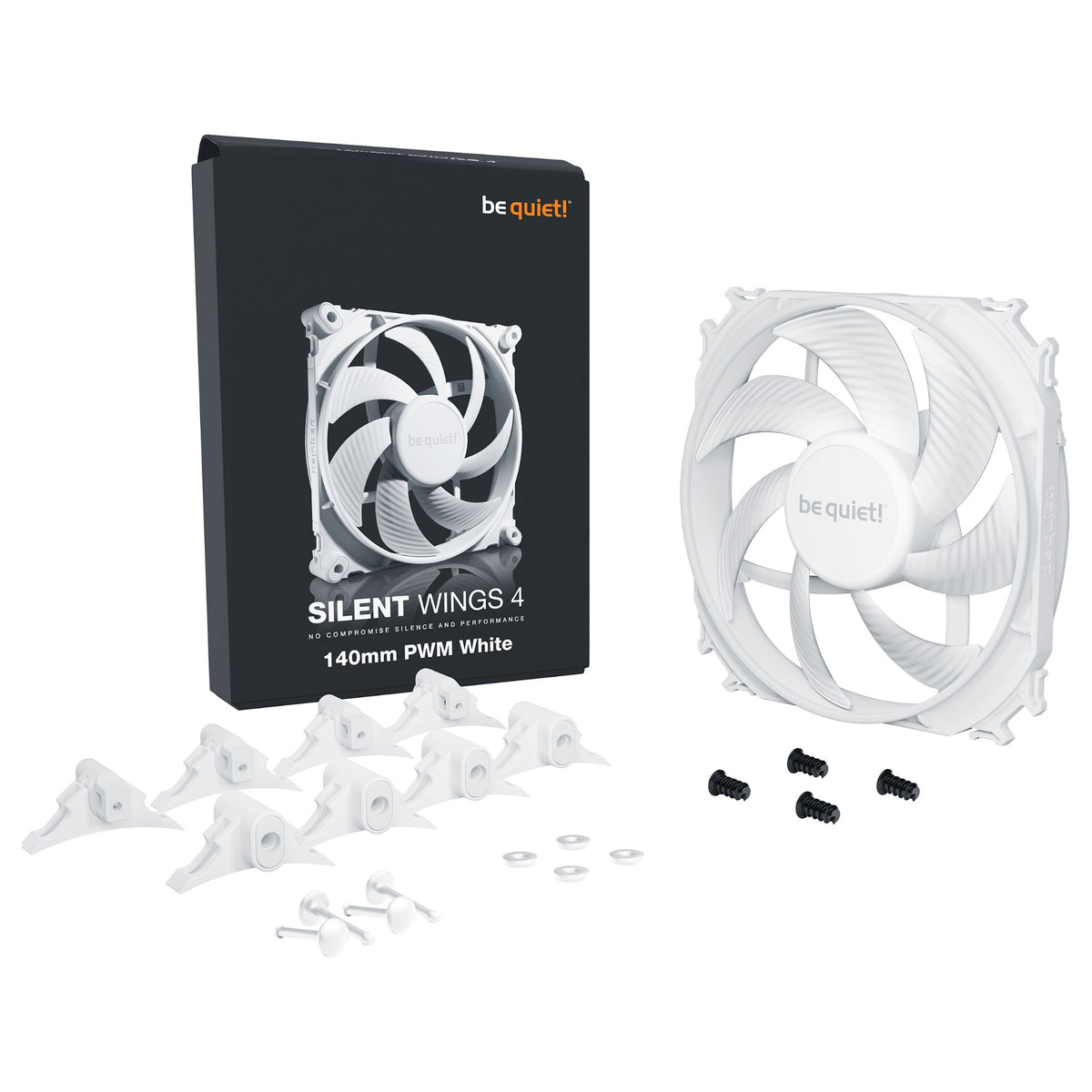 140mm be quiet! SILENT WINGS 4 White PWM