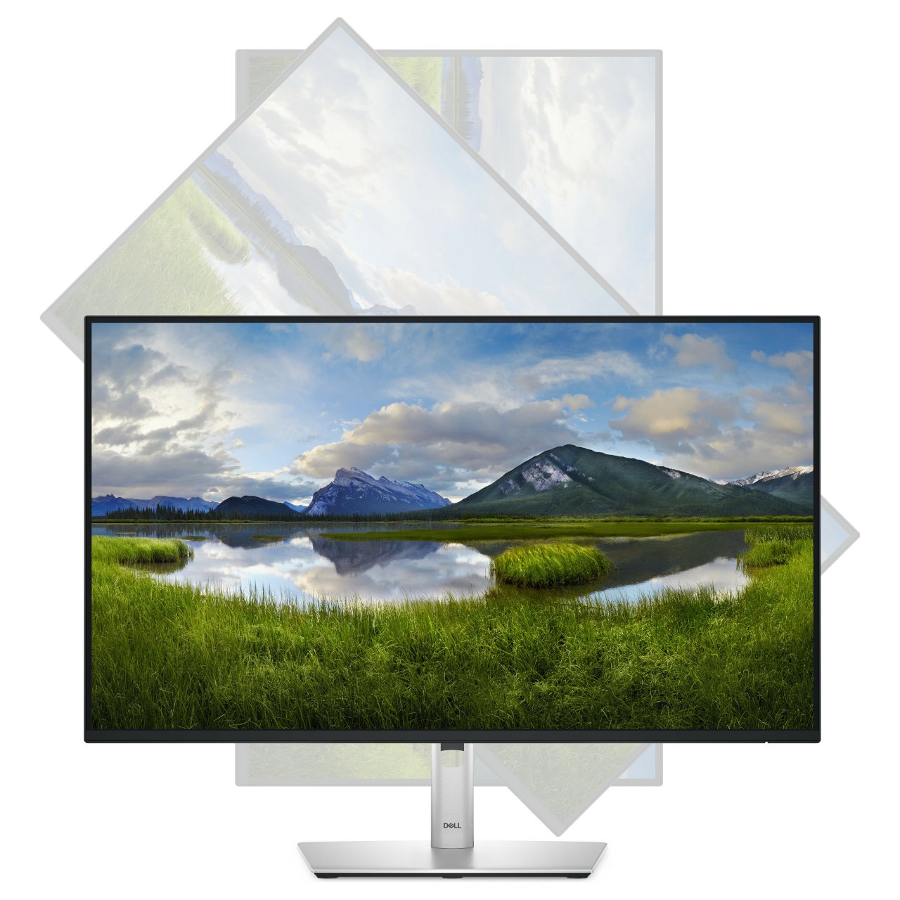 68,6cm/27" (1920x1080) Dell P2725H 16:9 FHD IPS 5ms 100Hz HDMI DP VGA USB-C Black/Silver