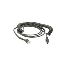 Zebra USB 2,8m Verbindungskabel für Barcodescanner gedreht