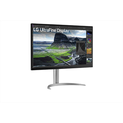 80cm/32" (3840x2160) LG UltraFine 32UQ850V-W 16:9 4K IPS 5ms 60Hz HDR400 HDMI DP USB-C Speaker Pivot Silver