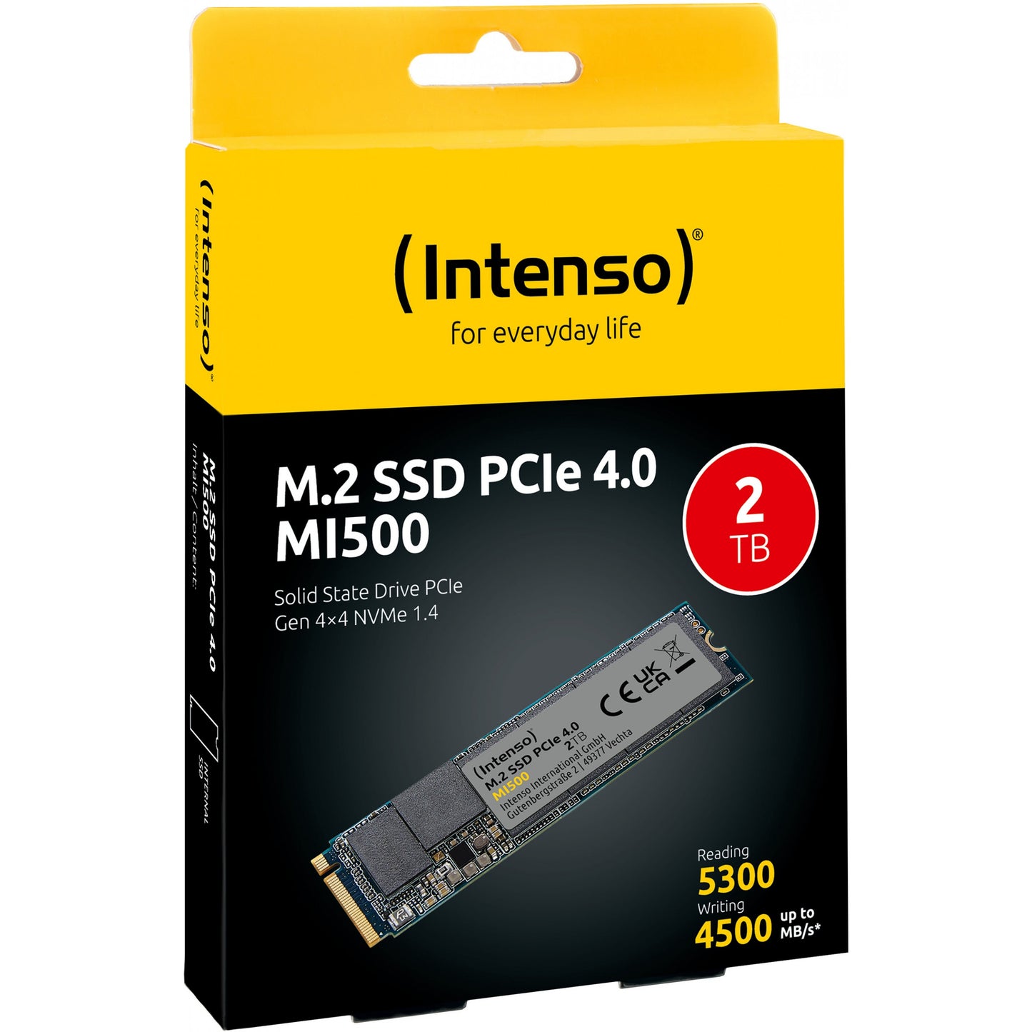 M.2 2 TB Intenso MI500 NVMe PCIe 4.0 x 4