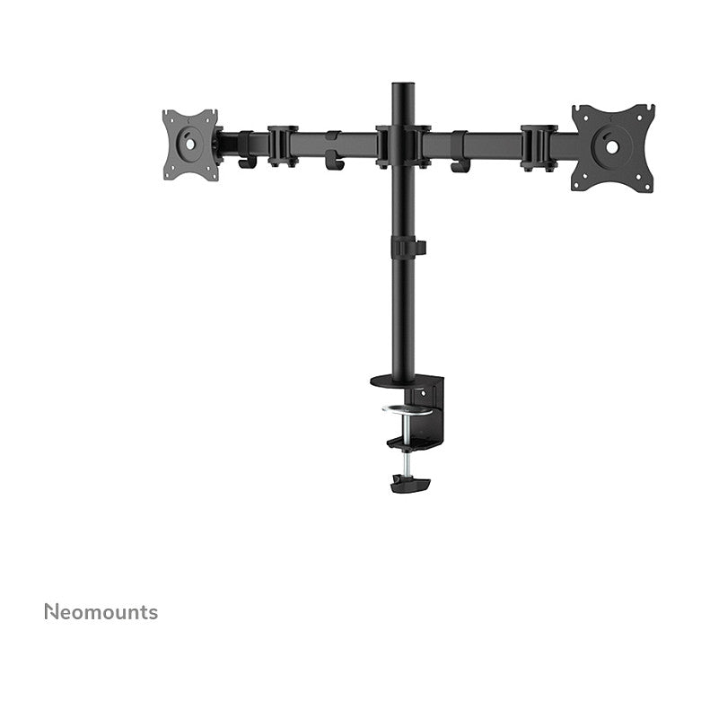 Neomounts Tischhalterung für 2 LCD-Display (10"-27") vollbeweglich - Schwarz