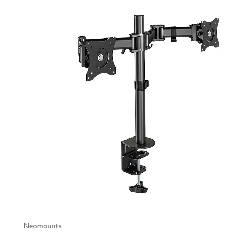 Neomounts Tischhalterung für 2 LCD-Display (10"-27") vollbeweglich - Schwarz