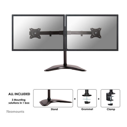 Neomounts Full-Motion-Tischhalterung für 10-27" Bildschirme 16KG NM-D335DBLACK Black