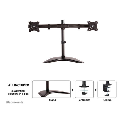 Neomounts Full-Motion-Tischhalterung für 10-27" Bildschirme 16KG NM-D335DBLACK Black