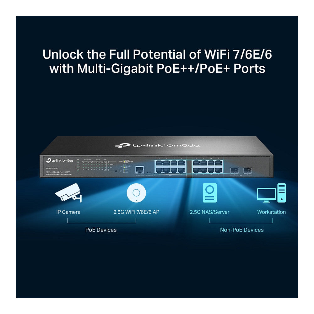 24+4P TP-Link Omada SG3218XP-M2 M RM POE++