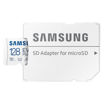 CARD 128GB Samsung EVO PLUS microsdxc UHS-I U3 inkl. SD Adapter