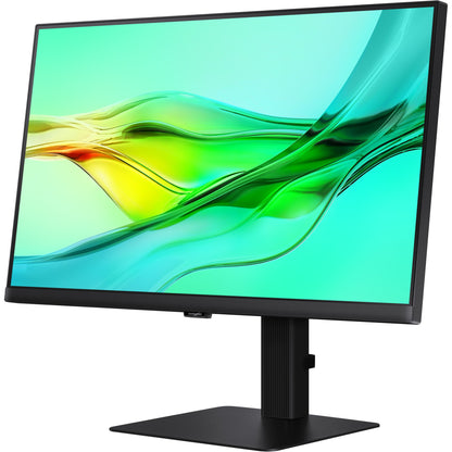 61cm/24" (2560x1440) Samsung LS24D600UAUXEN 16:9 WQHD IPS 5ms 100Hz DP HDMI USB-C Pivot KVM Black