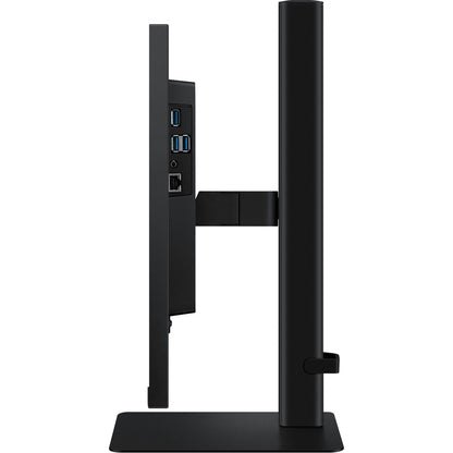 61cm/24" (2560x1440) Samsung LS24D600UAUXEN 16:9 WQHD IPS 5ms 100Hz DP HDMI USB-C Pivot KVM Black
