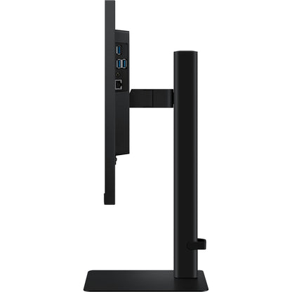 61cm/24" (2560x1440) Samsung LS24D600UAUXEN 16:9 WQHD IPS 5ms 100Hz DP HDMI USB-C Pivot KVM Black