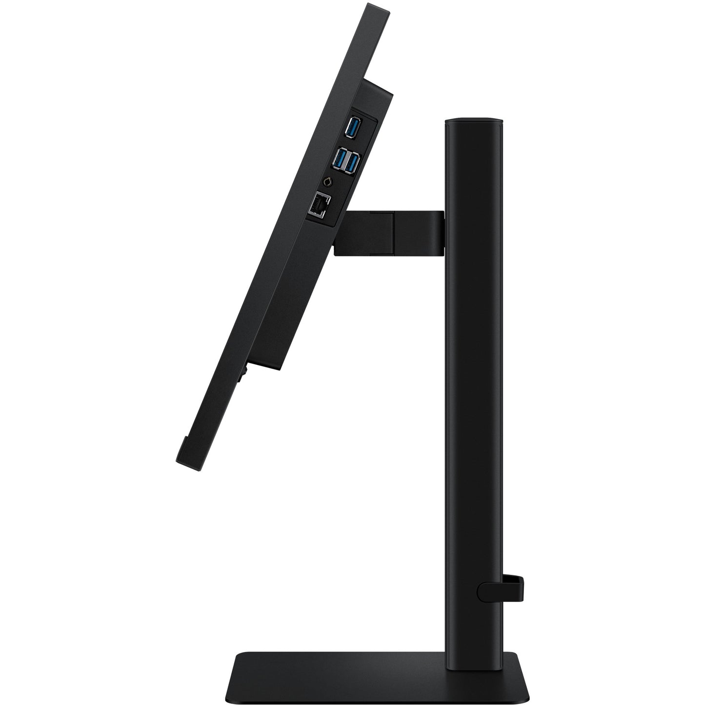 61cm/24" (2560x1440) Samsung LS24D600UAUXEN 16:9 WQHD IPS 5ms 100Hz DP HDMI USB-C Pivot KVM Black