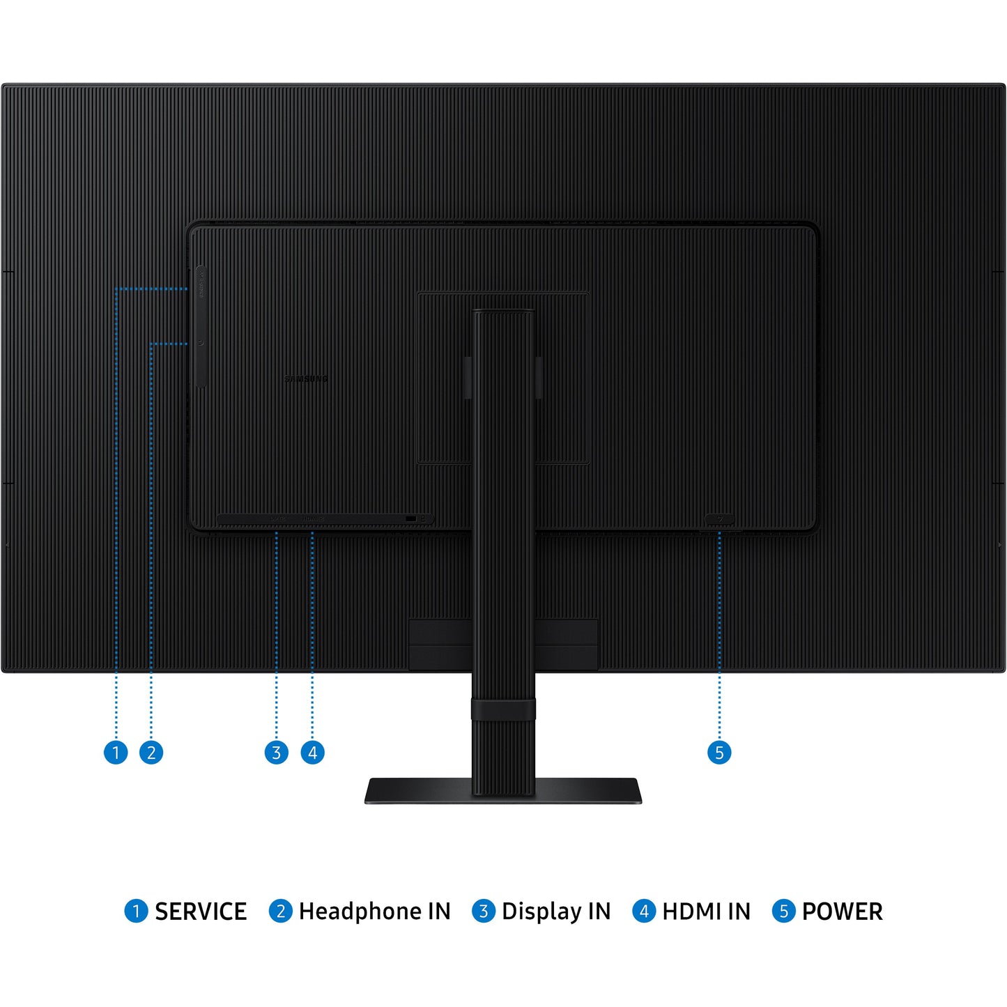 80cm/32" (3840x2160) Samsung S32D700EAU VIEWFINITY 16:9 4K 60Hz HDR10 5ms HDMI DP Black