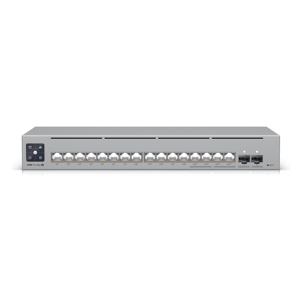 16+2P Ubiquiti UniFi USW-Pro-Max-16-POE 180W M RM POE++
