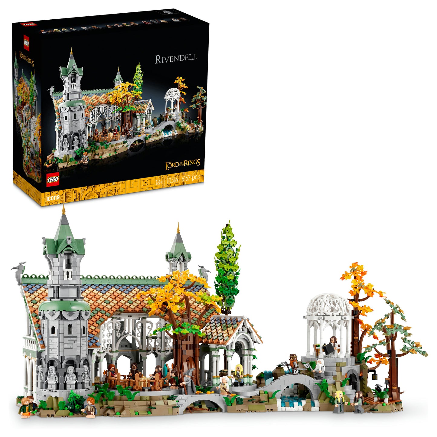LEGO Icons Herr der Ringe Bruchtal 10316