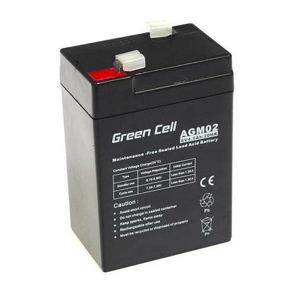 Green Cell Ersatzbatterie AGM02 6V/4,5Ah