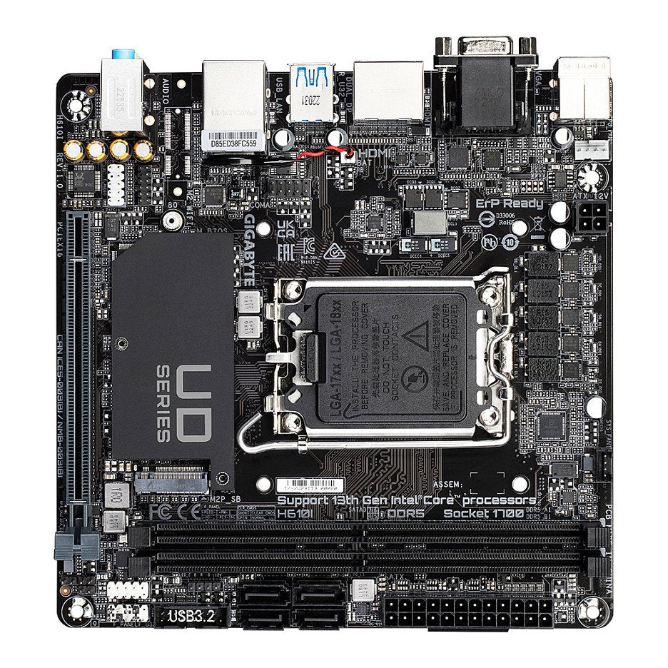 1700 Gigabyte H610I Mini-ITX