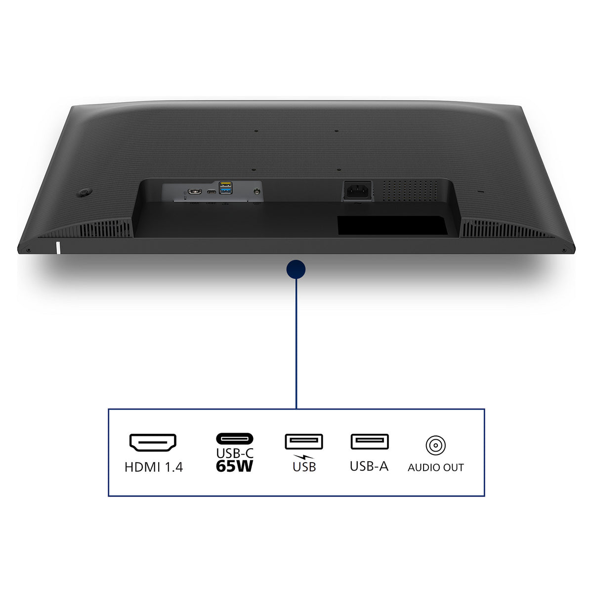 68,6cm/27" (2560x1440) Philips 27E1N1600AE 16:9 QHD IPS 1ms 100Hz HDMI USB-C Speaker Black