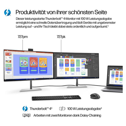 HP 727pk IPS 4K 3840x2160@60Hz DP/HDMI/USB-C 400cd