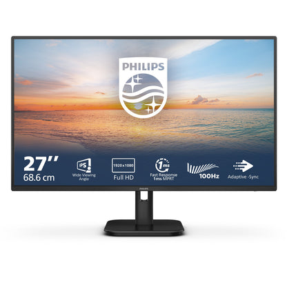 68,6cm/27" (1920x1080) Philips 27E1N1100A 16:9 FHD IPS 1ms 100Hz HDMI VGA Speaker Black