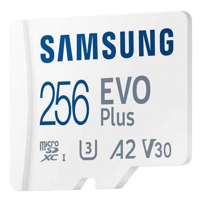 CARD 256GB Samsung Evo Plus microsdxc UHS-I U3 inkl. SD Adapter