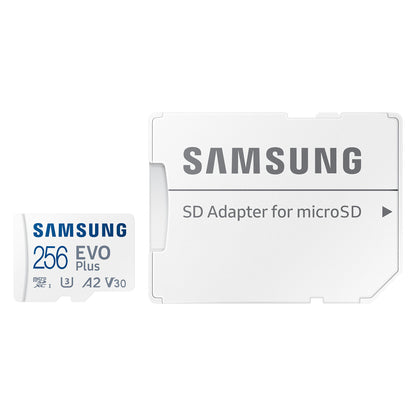 CARD 256GB Samsung Evo Plus microsdxc UHS-I U3 inkl. SD Adapter