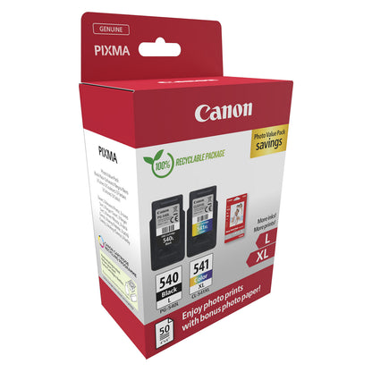 Canon Tinte PG-540L/CL-541XL 5224B012 2er Pack (BK/Color) inkl. Fotopapier